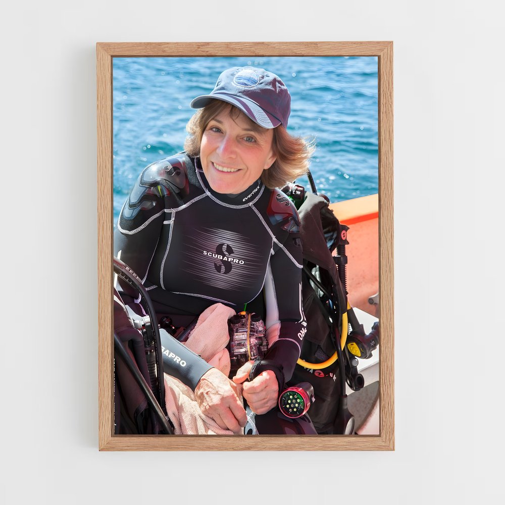 Poster L'Océan en Main – affiche Plongée sous-marine (vue 4)